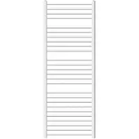 LuxeBath Renovierungsheizkörper Austausch 600x1600 mm Weiß, Badheizkörper gerade mit Seitenanschluss, Heizkörper Handtuchwärmer ohne Heizstab