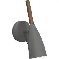 DFTP Wandleuchte Pure mit Schalter, grau