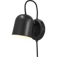 DFTP Wandleuchte Angle, mit Kippschalter, schwarz
