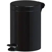 Alda Treteimer Mülleimer 5 Liter Abfalleimer Papierkorb F611A schwarz