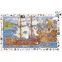 Djeco Observation Puzzle Pirat 100 Teile