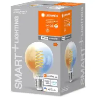 Ledvance Smart+ LED Spiral Filament G80 Globe 8W E27 klar 806lm TW CCT 2700 - 6500K Dimmbar App Google Alexa WiFi