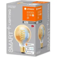 Ledvance Smart+ LED Spiral Filament G80 Globe 8W E27 gold 600lm TW 2200 - 5000K Dimmbar App Google Alexa WiFi