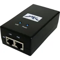 Ubiquiti POE-24-30W, Gigabit Ethernet, 10,100,1000 Mbit/s, Schwarz, 24 V, 30 W, 100 - 240 V