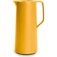 EMSA Motiva Thermoskanne, 1 Liter, Moderne Isolierkanne mit puristischen Linien und hochwertigem Glaskolben, 1 Thermoskanne, Farbe: Gelb