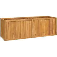 vidaXL Hochbeet 150x50x50 cm Massivholz Teak