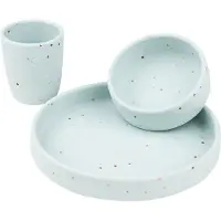 Done by Deer Silikon Abendessen Set Confetti