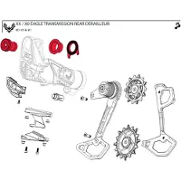 Sram Xx T-type Eagle Axs Stabilisatorbaugruppe