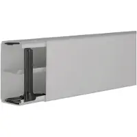 Hager LF6011107030 Leitungsführungskanal mit Trennwand PVC LF 60x110mm steingrau - 2 Meter