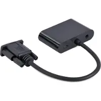 Gembird A-VGA-HDMI-02, 0,15 m, HDMI + VGA (D-Sub), VGA (D-Sub), Weiblich, Männlich, 5 V
