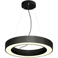 SLV 1002890 MEDO RING 60 DALI, Indoor LED Pendelleuchte, schwarz, 3000 K