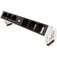 Bachmann DESK2 3x Schutzkontakt 3x ABD, weiß