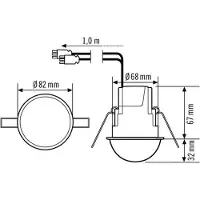 ESYLUX Compact Express Bewegungsschalter (komplett) - EP10510700