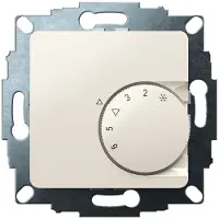 Eberle Controls 191873153402 UP-Raumregler, RAL1013 glänzend 50x50, 5-30C, AC 230V, 1Wechsler, 10A/5A UTE 1031-RAL1013-G-50