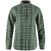 Fjällräven övik Heavy Flannel Shirt W patina green-deep patina (614-679) XXS