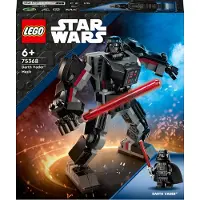 LEGO 75368 Star Wars Darth Vader Mech, baubares Actionfiguren-Modell mit Gelenkteilen, Minifiguren-Cockpit und großem roten Lichtschwert, Sammel-Spielzeug für Kinder, Jungen, Mädchen ab 6 Jahren
