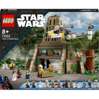 LEGO 75365 Star Wars: Eine Neue Hoffnung Rebellenbasis auf Yavin 4 mit 10 Minifiguren, darunter Luke Skywalker, Prinzessin Leia, Chewbacca, plus 2 Droidenfiguren, Y-Wing Starfighter und Kommandoraum