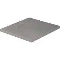 Duravit Stonetto Duschwanne, Quadrat, DuroCast UltraResist, 900x900mm, 720146180000000, Farbe: Beton Grau