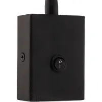 Argon Wandleuchte Raisio, Flexarm, schwarz