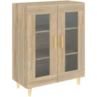 vidaXL Sideboard Sonoma-Eiche 69,5x34x90 cm Holzwerkstoff