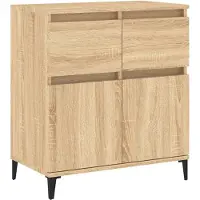 vidaXL Sideboard Sonoma-Eiche 60x35x70 cm Holzwerkstoff