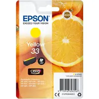 Epson Oranges 33 Orange Claria Premium Single Yellow Tinte, Standardertrag, Gelb, Tinte auf Pigmentbasis, 4,5 ml, 1 Stück(e), Einzelpackung
