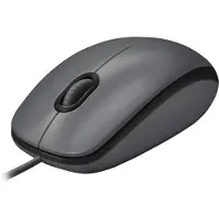 Logitech Mouse M100, Beidhändig, Optisch, USB Typ-A, 1000 DPI, Grau