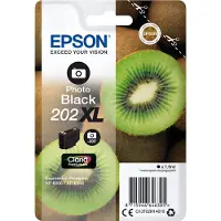 Epson Kiwi Singlepack Photo Black 202XL Claria Premium Ink, High (L) Yield, Schwarz, Tinte auf Farbstoffbasis, 7,9 ml, 1 Stück(e), 800 Seiten