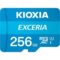 Kioxia Exceria, 256 GB, MicroSDXC, Klasse 10, UHS-I, 100 MB/s, Class 1 (U1)