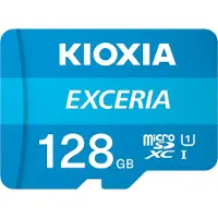 Kioxia Exceria, 128 GB, MicroSDXC, Klasse 10, UHS-I, 100 MB/s, Class 1 (U1)