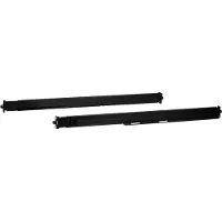 Aten Easy Installation Rack Montageset (Lang) für LCD KVM Switch/Konsole, Montageset, Schwarz, 1,43 kg