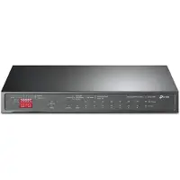 TP-LINK 10-Port Gigabit Desktop Switch mit 8-Port PoE+, Unmanaged, Gigabit Ethernet (10/100/1000), Power over Ethernet (PoE)