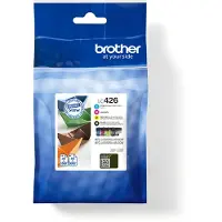 Brother LC426VAL, Schwarz, Cyan, Magenta, Gelb, 4 Stück(e), 3000 Seiten, 1500 Seiten, Multipack