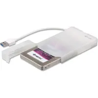 ITEC i-tec MySafe Laufwerksgehäuse - USB 3.0 Host Interface Extern - Weiß - 1 x Gesamtschacht - 1 x 2,5" Schacht - Kunststoff