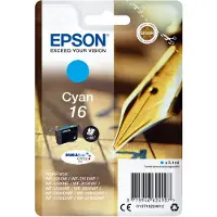 Epson Pen and crossword Singlepack Cyan 16 DURABrite Ultra Ink, Standardertrag, Cyan, 3,1 ml, 1 Stück(e), 165 Seiten, Einzelpackung