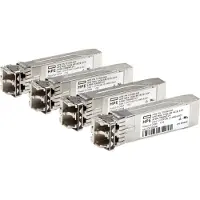 HP MSA 10Gb Short Range iSCSI SFP+ 4-pack Transceiver, Faseroptik, 10000 Mbit/s, SFP+, LC, SW, 850 nm