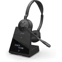 Jabra Engage 75 Stereo - Headset - On-Ear - DECT / Bluetooth - kabellos - NFC