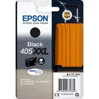 Epson Singlepack Black 405XXL DURABrite Ultra Ink, Extrahohe (Super-) Ausbeute, Schwarz, 37,2 ml, 1 Stück(e), Einzelpackung