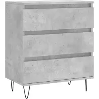 vidaXL Sideboard Betongrau 60x35x70 cm Holzwerkstoff