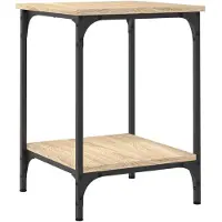 vidaXL Couchtisch Sonoma-Eiche 40x40x55 cm Holzwerkstoff