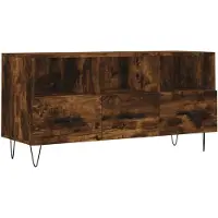 vidaXL TV-Schrank Räuchereiche 102x36x50 cm Holzwerkstoff