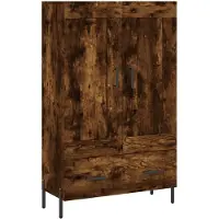 vidaXL Highboard Räuchereiche 69,5x31x115 cm Holzwerkstoff