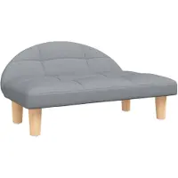 vidaXL Hundebett Hellgrau 70x52x30 cm Stoff