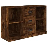 vidaXL Sideboard Räuchereiche 104,5x35,5x67,5 cm Holzwerkstoff
