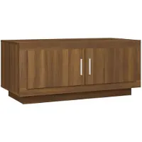 vidaXL Couchtisch Braun Eichen-Optik 102x50x45 cm Holzwerkstoff