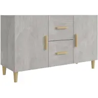 vidaXL Sideboard Betongrau 100x36x60 cm Holzwerkstoff