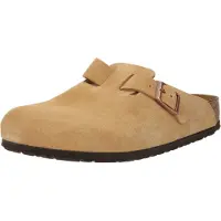Birkenstock Boston Suede Latte Cream - EU 43