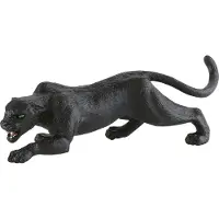 BULLYLAND 63602 - Spielfigur Panther, ca. 16,8 cm große Tierfigur, detailgetreu, PVC-frei, ideal als kleines Geschenk für Kinder ab 3 Jahren, Rosa / S