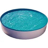 Steinbach Swimming Pool Solarplane "MY 300" für runde Stahlwandbecken blau 550 x 360 cm