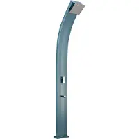 Steinbach , Swimming Pool Solardusche "Slim Line Deluxe", blau-silber